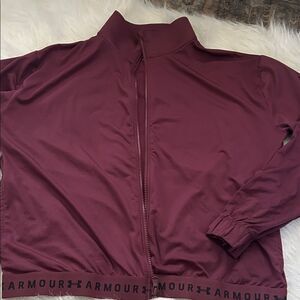 Under Armour Women's Burgundy Bomber Jacket